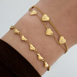 Multi heart bracelet