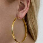 Basic Hoop earrings thick