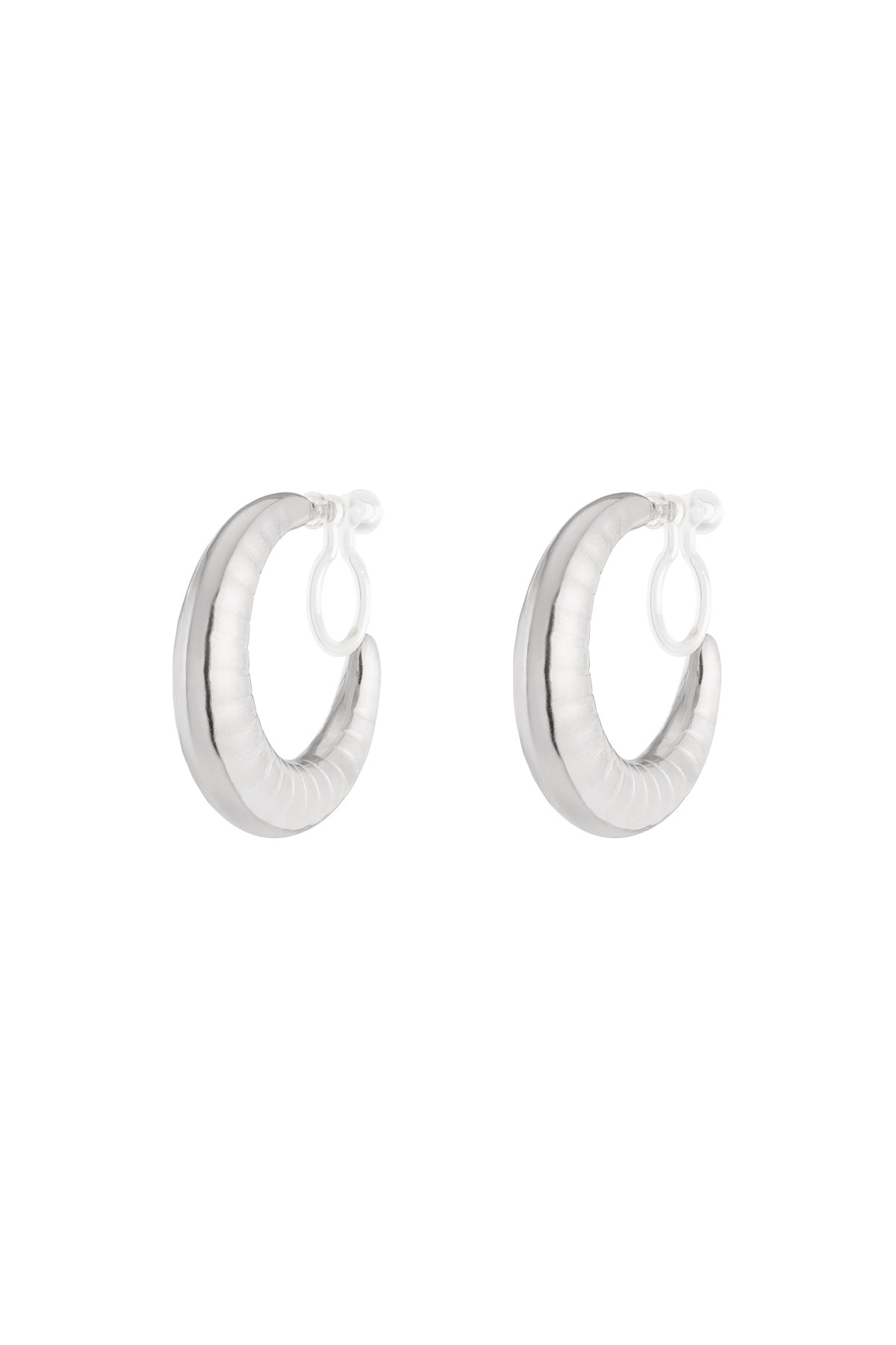 Bold hoop clip Earrings