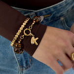 Acrylic Beaded Bracelets Leopard Print Casual Daily Simple Series Women's jewelry-16mm