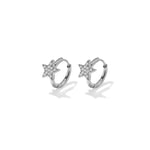Stainless Steel Hoop Earrings Star Simple Daily Simple Series Women's jewelry