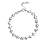 Stainless Steel Chain Bracelets Heart Simple Daily Simple Series Women's jewelry