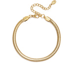Bracelet flat herringbone narrow - 4.0MM