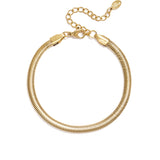 Bracelet flat herringbone narrow - 4.0MM