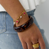 Leopard Resin Bangle