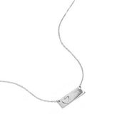 Necklace with picture and heart