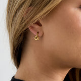 Stainless Steel Drop Earrings Geometric Shape Simple Daily Simple Series Women's jewelry