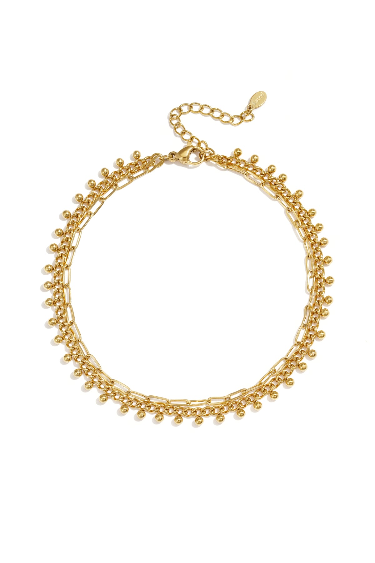 Stainless Steel Anklets Chain Casual Daily Simple Series Women's jewelry