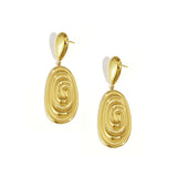 Stainless Steel Drop Earrings irregular shape Casual Daily Simple Series Women's jewelry