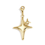 Jewelry charm shine star letter DIY