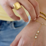 Square statement ring
