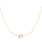Simple lock necklace