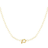 Simple lock necklace