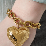 Bold heart Bracelet