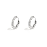 Stainless Steel Hoop Earrings Circle Simple Daily Simple Series Women's jewelry