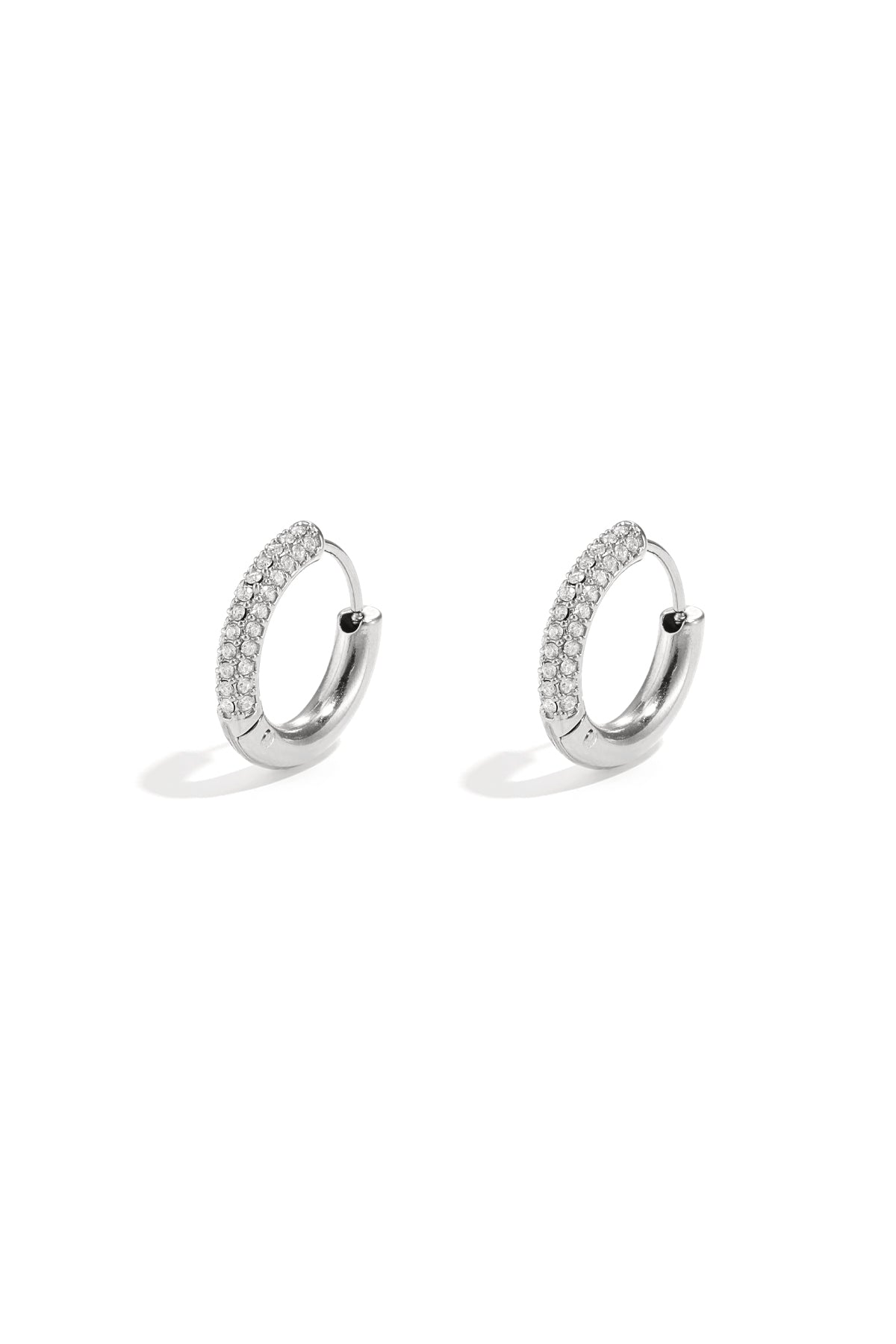 Stainless Steel Hoop Earrings Circle Simple Daily Simple Series Women's jewelry
