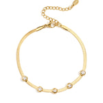 Rhinestone Chain Bracelets Chain Casual Daily Simple Series Women's jewelry