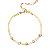 Rhinestone Chain Bracelets Chain Casual Daily Simple Series Women's jewelry