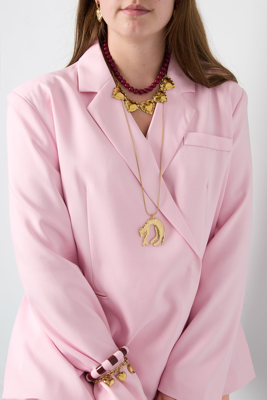 Stainless Steel Long Necklaces Animal Casual Daily  Women's jewelry