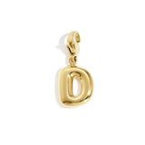 DIY initial letter jewelry charm