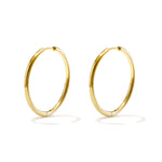 stainless steel earrings hoops small