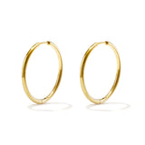 stainless steel earrings hoops small
