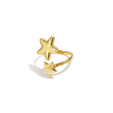 Stainless Steel Minimalist Rings Star Simple Daily Simple Series Women's jewelry