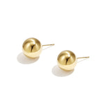 Striking spherical earrings