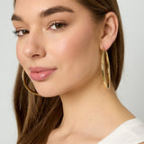 Stainless Steel Hoop Earrings Casual Daily Simple Series Women's jewelry