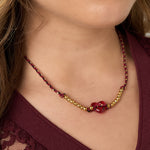 Polyester Beaded Necklaces Heart Casual Daily Simple Series Women's jewelry