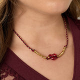 Polyester Beaded Necklaces Heart Casual Daily Simple Series Women's jewelry