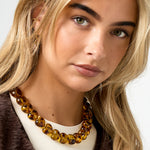 Acrylic Beaded Necklaces Leopard Print Retro Daily Classic Series Women's jewelry