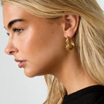 Stainless Steel Hoop Earrings Heart Casual Daily Simple Series Women's jewelry