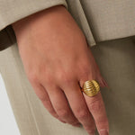 Stainless Steel Statement Rings irregular shape Daily Daily Simple Series Women's jewelry