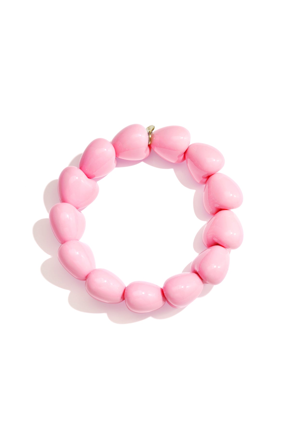 13-Bead Small Heart Bracelet