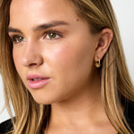 Small hoops with beads