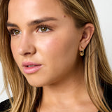 Small hoops with beads