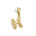 DIY initial letter jewelry charm