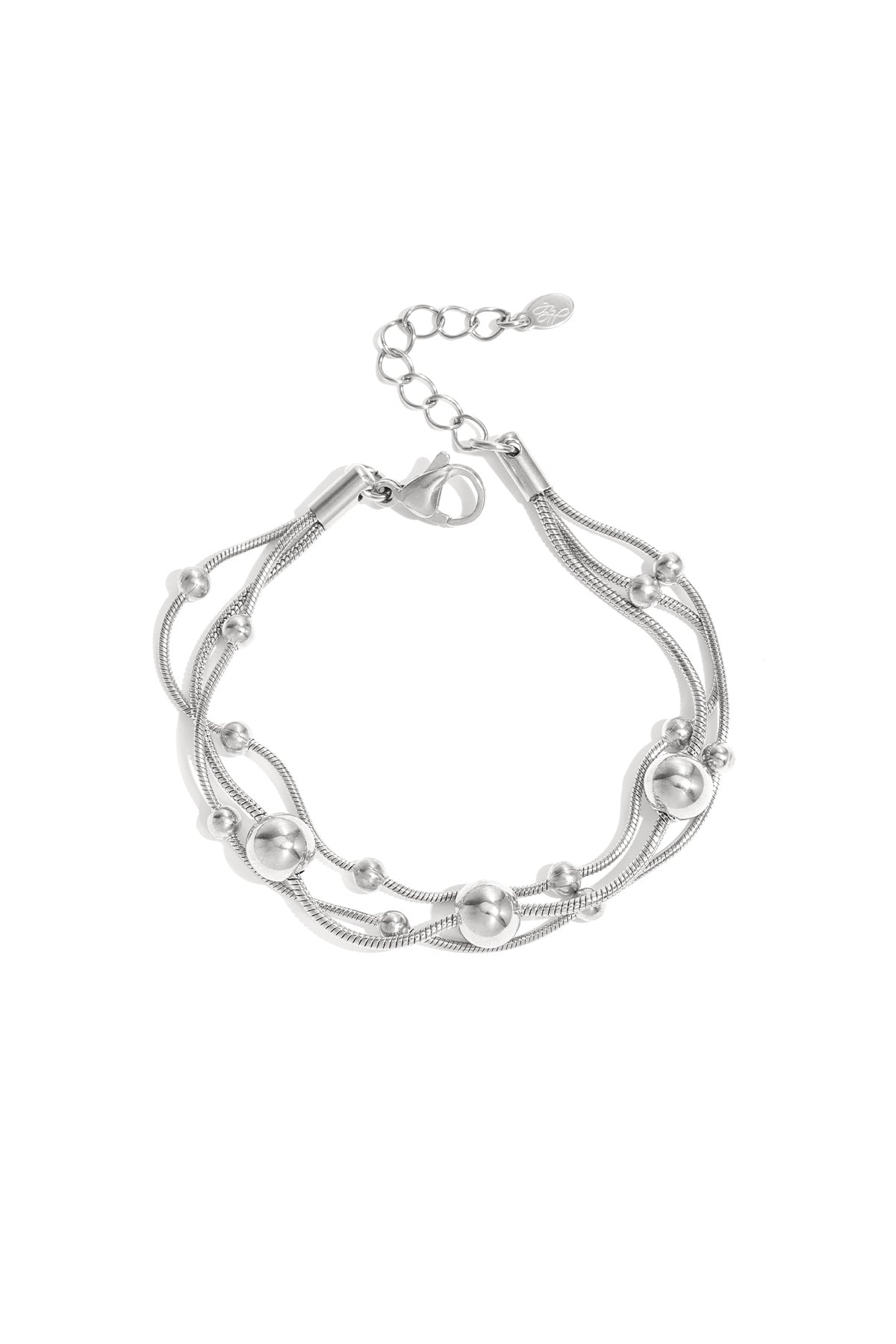 Bracelet with chains and polka dots