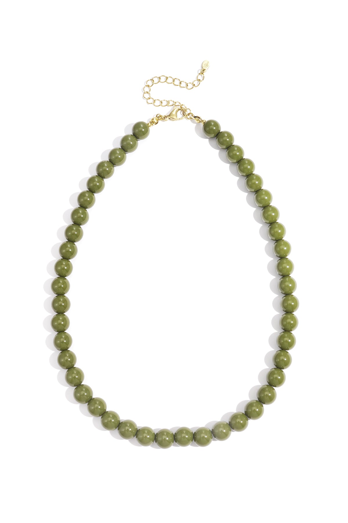 Necklace with medium beads-10mm