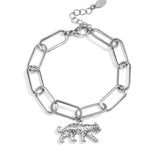 Stainless Steel Charm Bracelets Animal Simple Daily Simple Series Women's jewelry