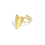 Stainless Steel Minimalist Rings Heart Casual Daily Simple Series Women's jewelry