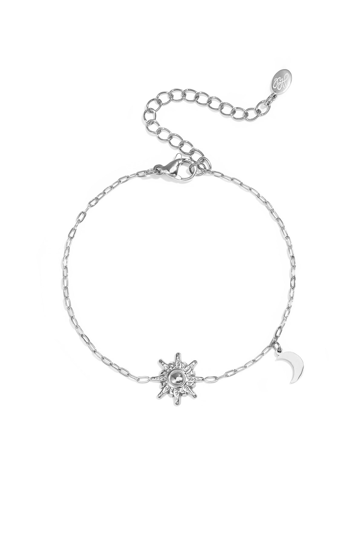 Stainless Steel Charm Bracelets Sun Casual Daily Simple Series Women's jewelry