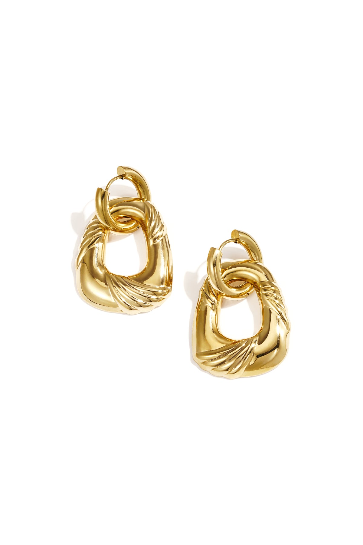 Stainless Steel Drop Earrings Irregular Shape Casual Daily Simple Series Women's jewelry