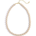 Necklace with medium beads-10mm