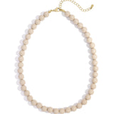 Necklace with medium beads-10mm