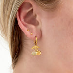 Cherry sparkle earrings