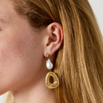 Stainless Steel Dangle Earrings Ellipse Shape Casual Simple Series Women's jewelry