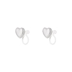 Mini Heart Clip Earrings