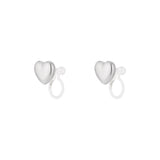 Mini Heart Clip Earrings